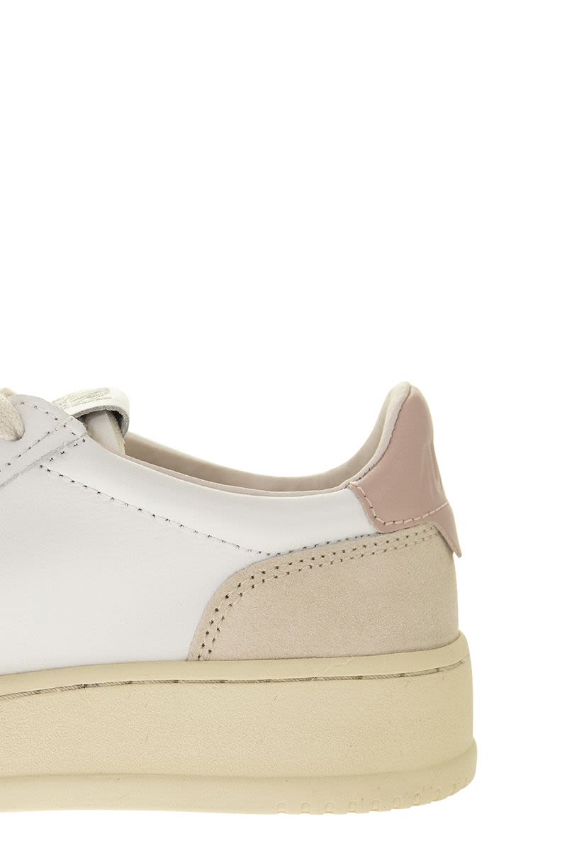 MEDALIST LOW - Leather and Suede Sneakers - VOGUERINI