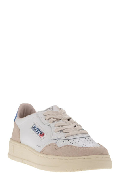 MEDALIST LOW - Leather and Suede Sneakers - VOGUERINI