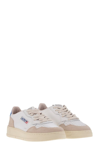 MEDALIST LOW - Leather and Suede Sneakers - VOGUERINI