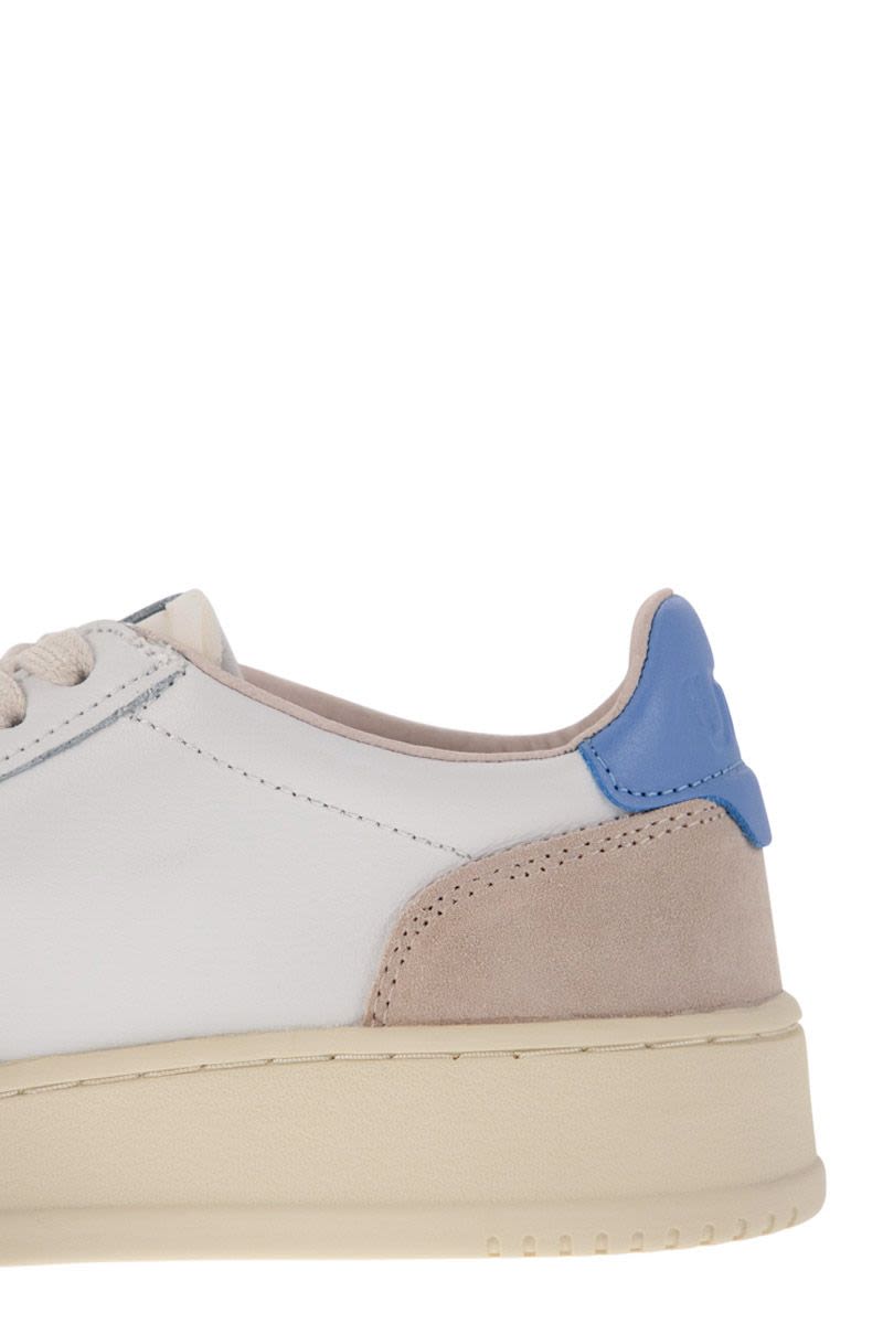 MEDALIST LOW - Leather and Suede Sneakers - VOGUERINI