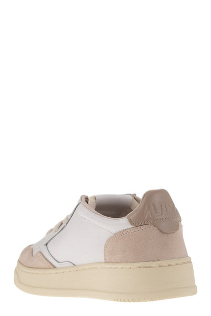 MEDALIST LOW - Leather and Suede Sneakers - VOGUERINI