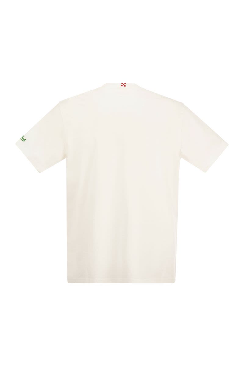 TENNIS TEAM T-shirt with embroidery on pocket - VOGUERINI