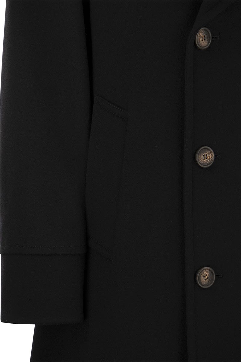 Achille double-breasted wool coat - VOGUERINI