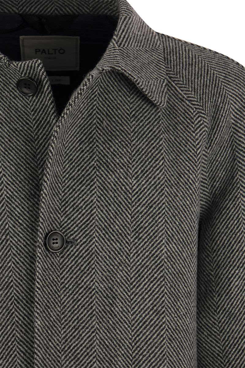 Wool blend coat - VOGUERINI