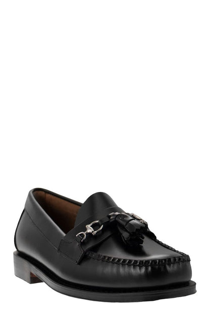 WEEJUN - Leather moccasins with tassels - VOGUERINI