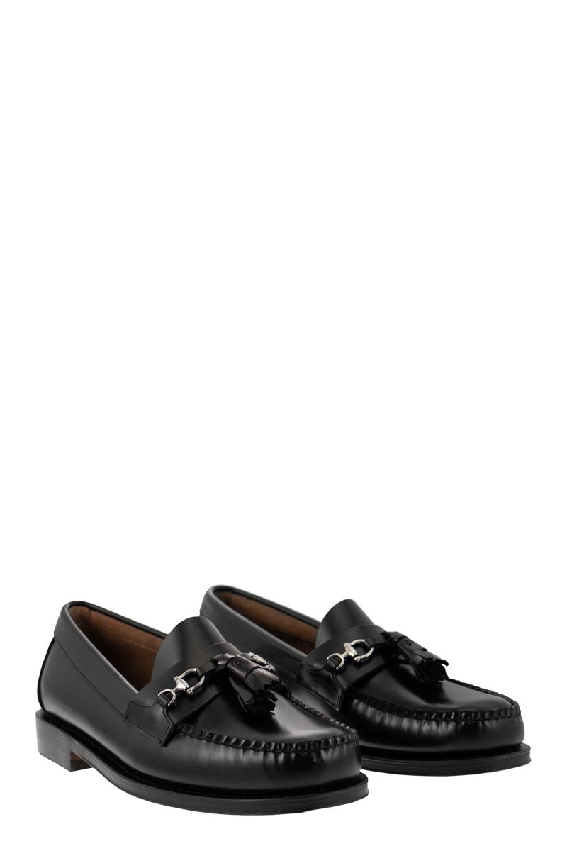 WEEJUN - Leather moccasins with tassels - VOGUERINI