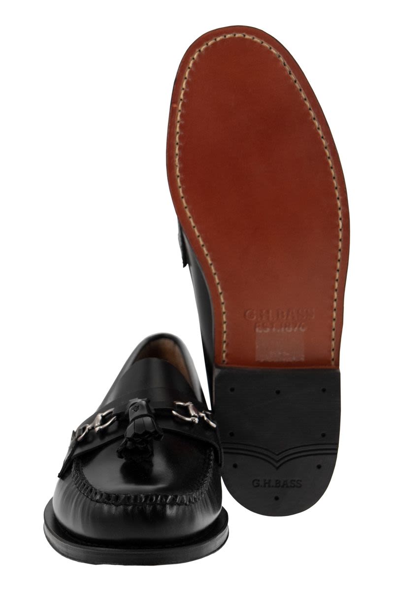 WEEJUN - Leather moccasins with tassels - VOGUERINI