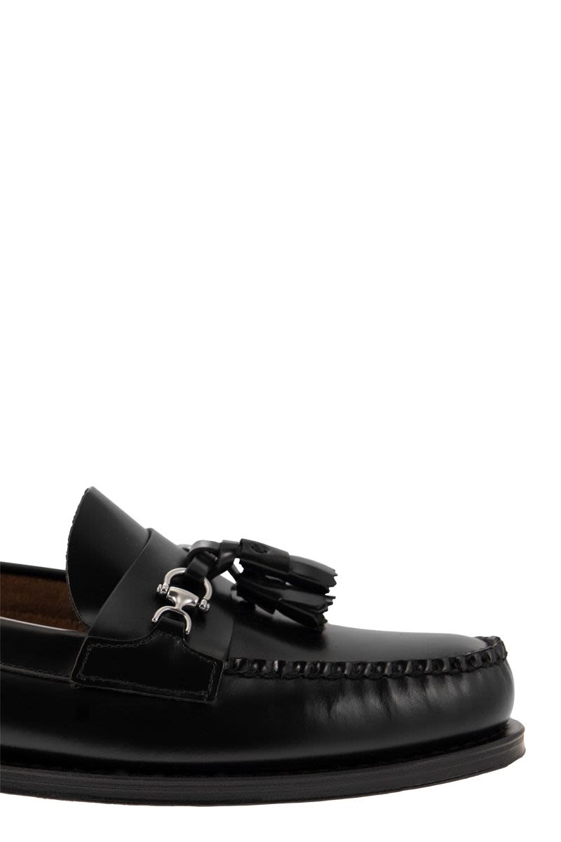 WEEJUN - Leather moccasins with tassels - VOGUERINI