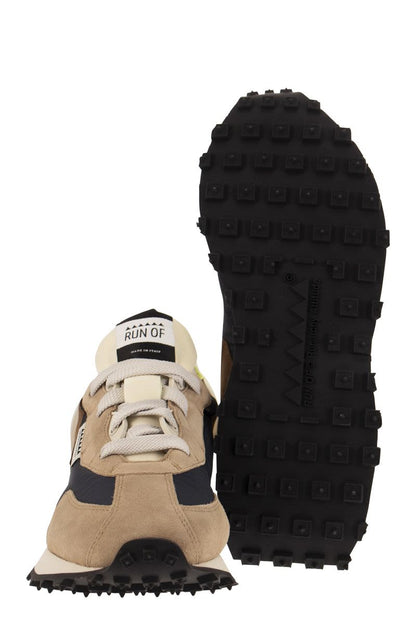 BARRIO M - Sneakers suede, canvas and leather - VOGUERINI