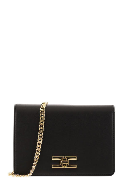 Shoulder bag with gold swivel logo - VOGUERINI