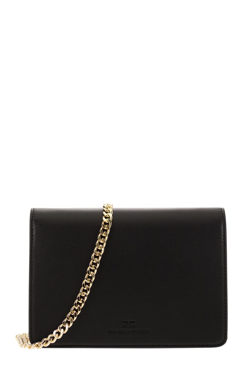 Shoulder bag with gold swivel logo - VOGUERINI