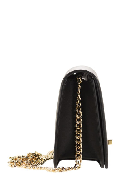 Shoulder bag with gold swivel logo - VOGUERINI