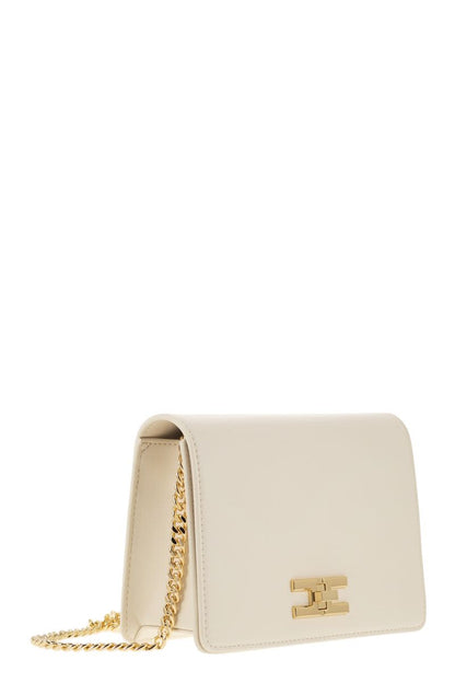 Shoulder bag with gold swivel logo - VOGUERINI