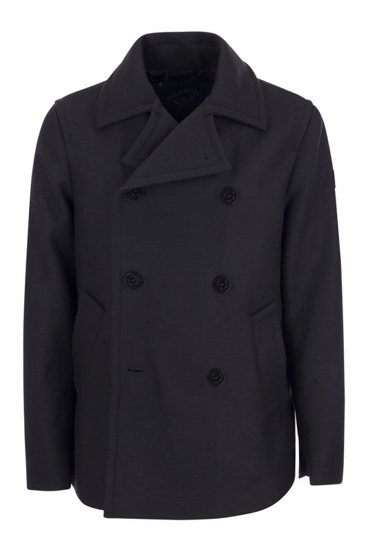 Double-breasted wool coat - VOGUERINI