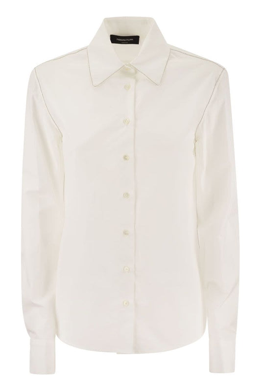 Cotton poplin shirt - VOGUERINI