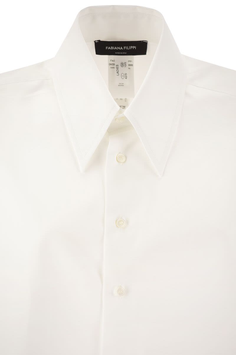 Cotton poplin shirt - VOGUERINI