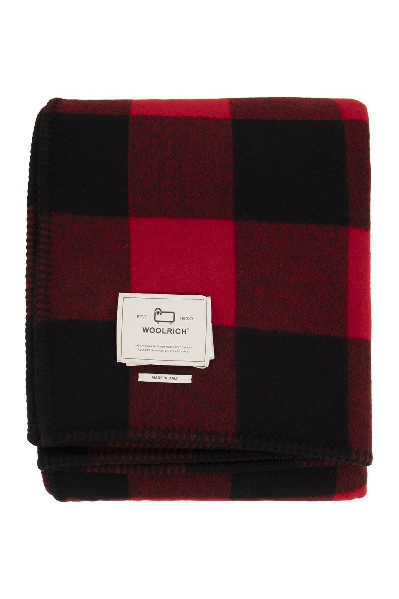 Pure wool check scarf - VOGUERINI