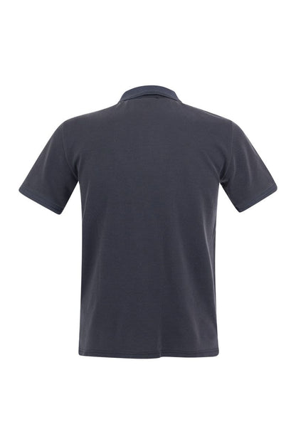 Stretch cotton pique polo shirt - VOGUERINI