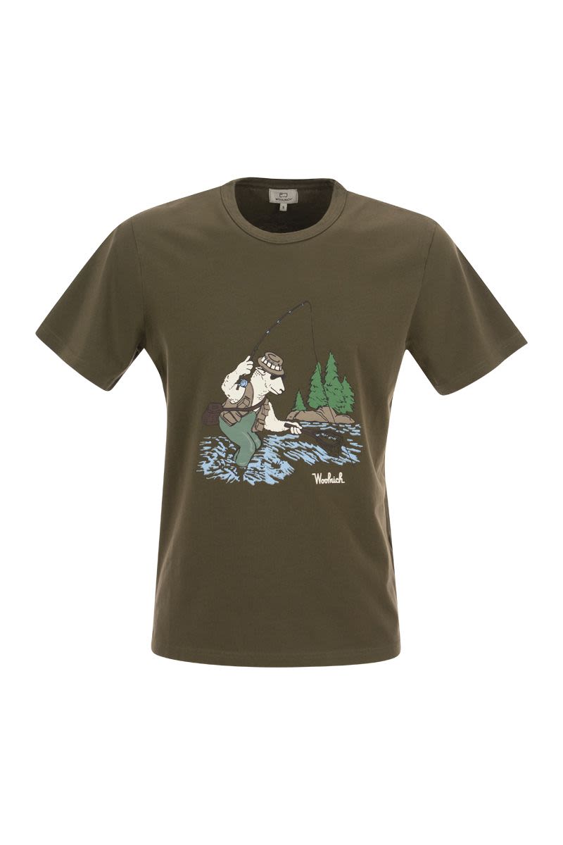 Pure cotton T-shirt with illustration - VOGUERINI