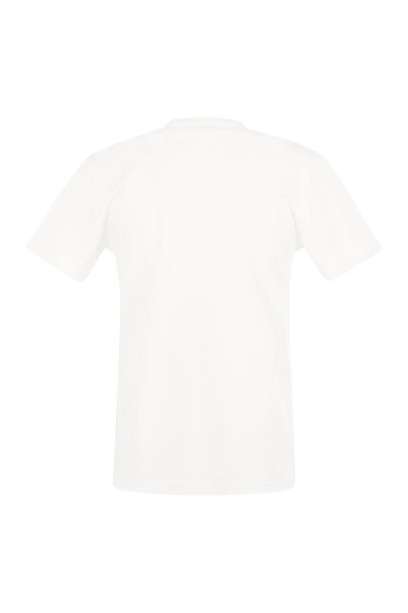 Pure cotton T-shirt with print - VOGUERINI