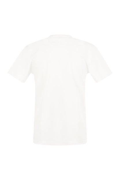 Pure cotton T-shirt with print - VOGUERINI