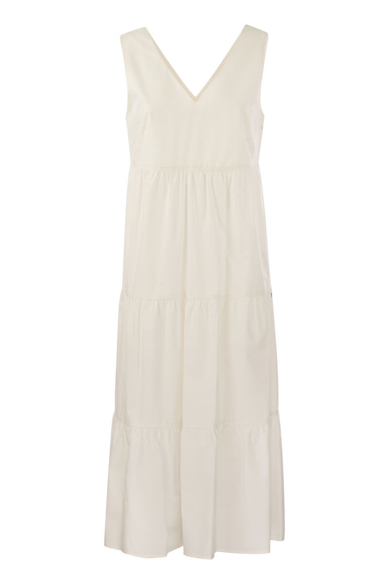 Pure cotton poplin dress