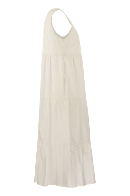 Pure cotton poplin dress