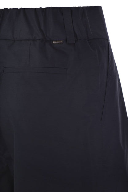 Cotton pleated trousers