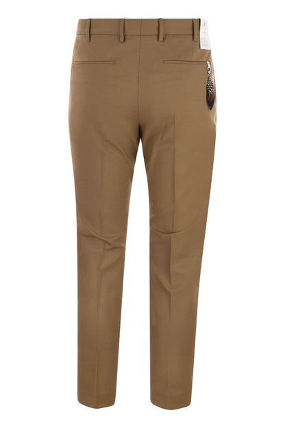 Stretch wool trousers - VOGUERINI