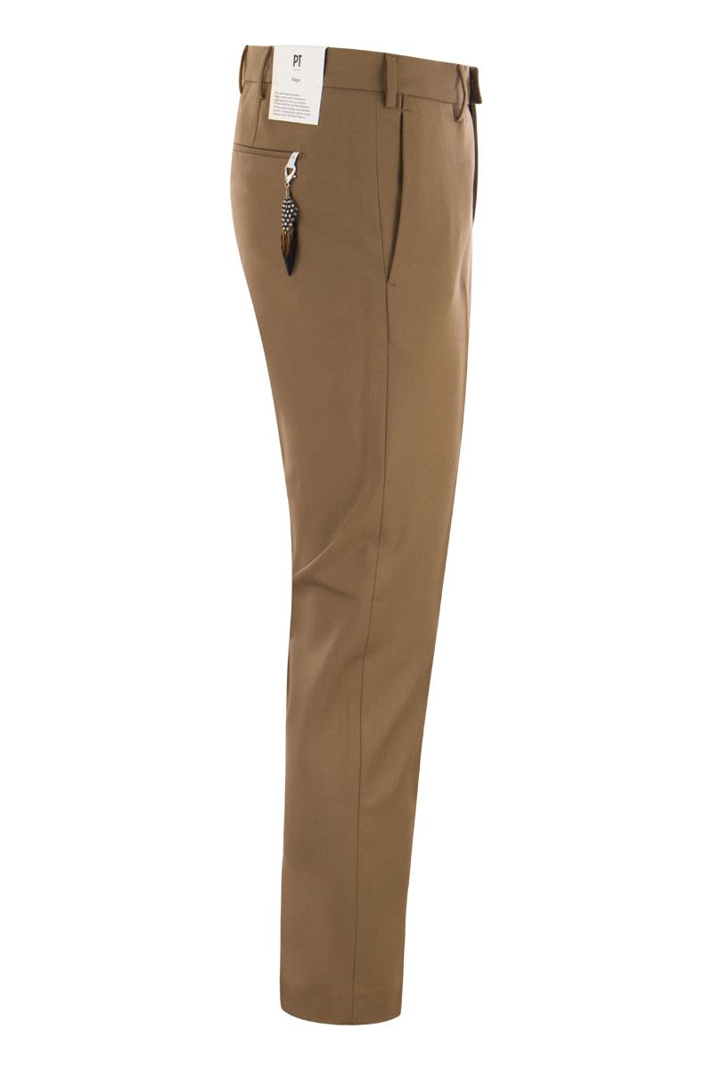 Stretch wool trousers - VOGUERINI