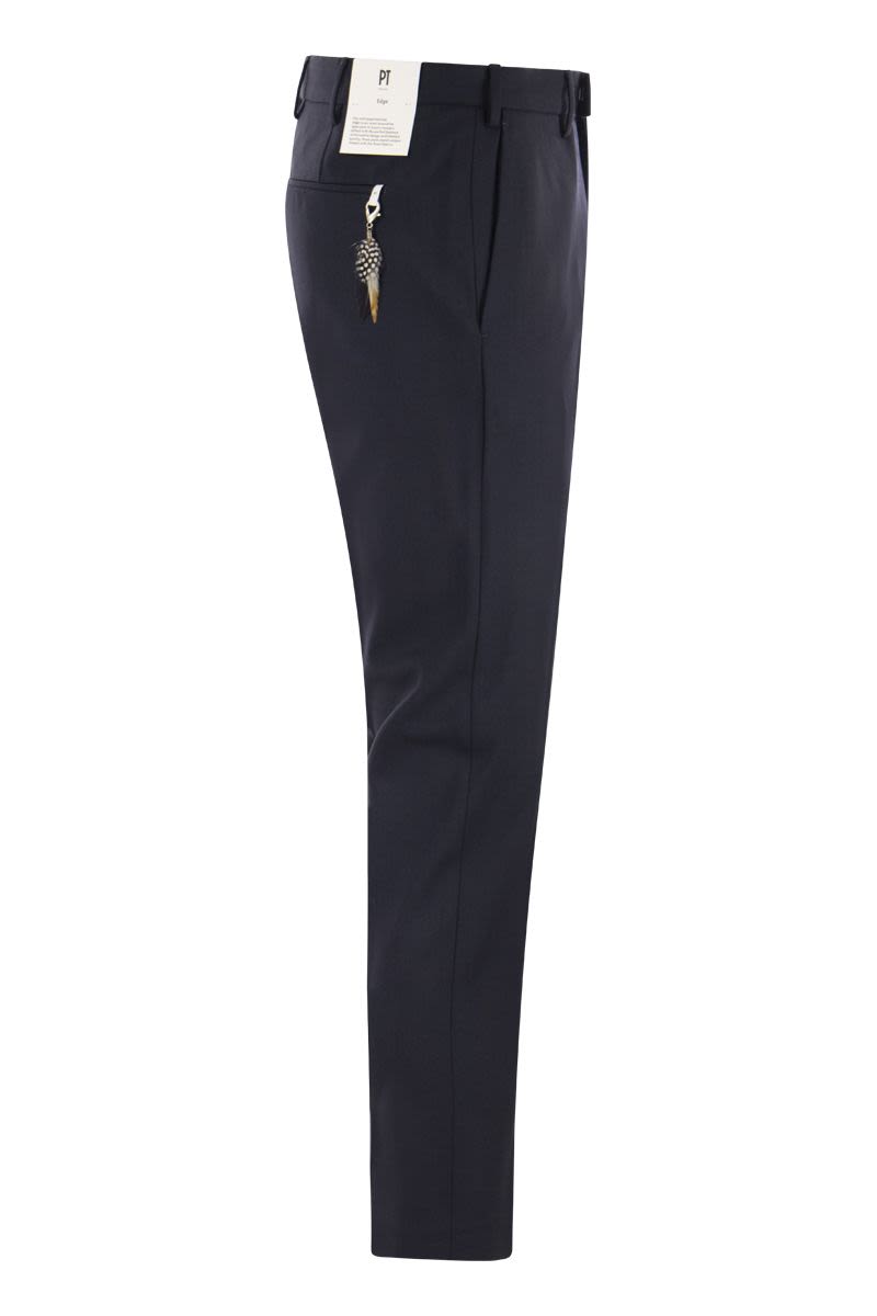 Stretch wool trousers - VOGUERINI