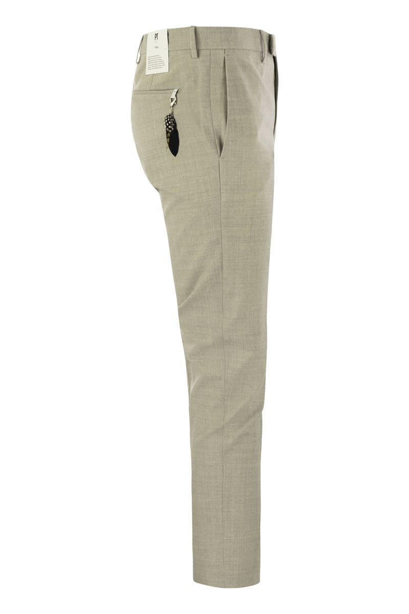 DIECI - Virgin wool trousers