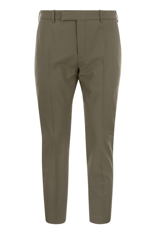 DIECI - Virgin wool trousers - VOGUERINI