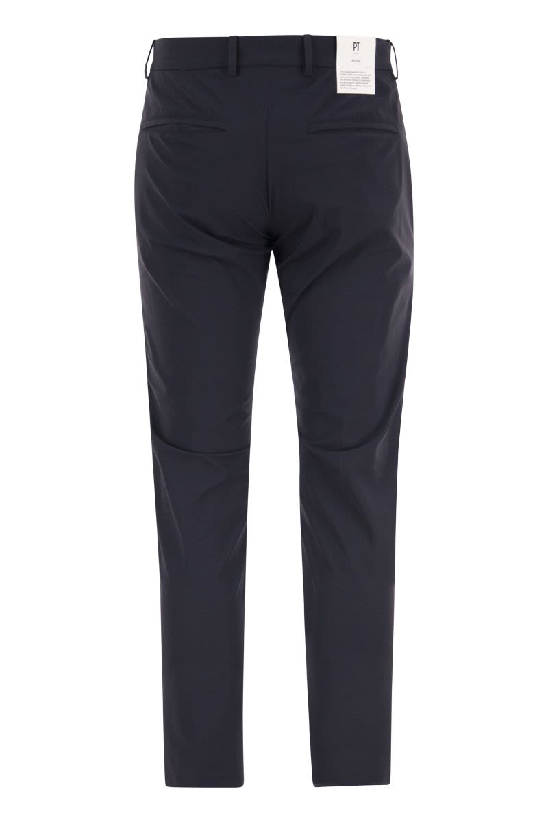 'Epsilon' trousers in technical fabric - VOGUERINI