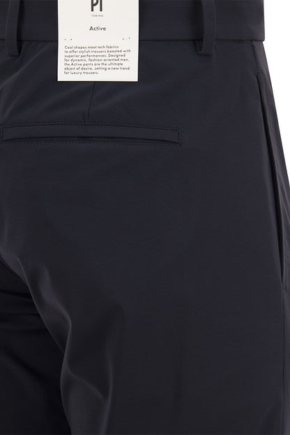 'Epsilon' trousers in technical fabric - VOGUERINI