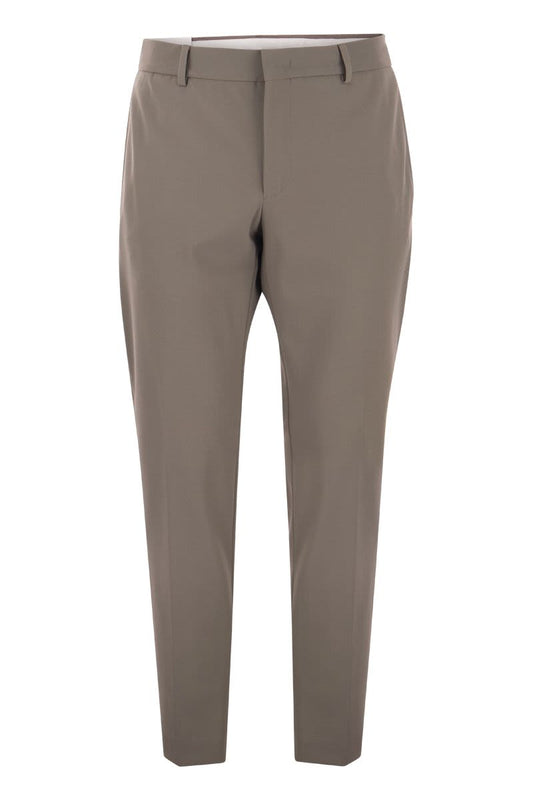 'Epsilon' trousers in technical fabric - VOGUERINI