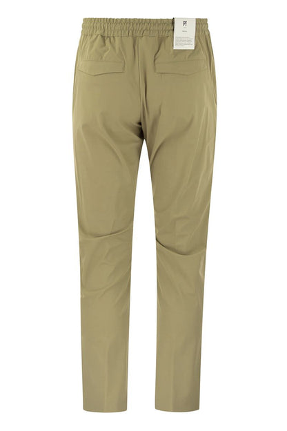 "Omega" trousers in technical fabric