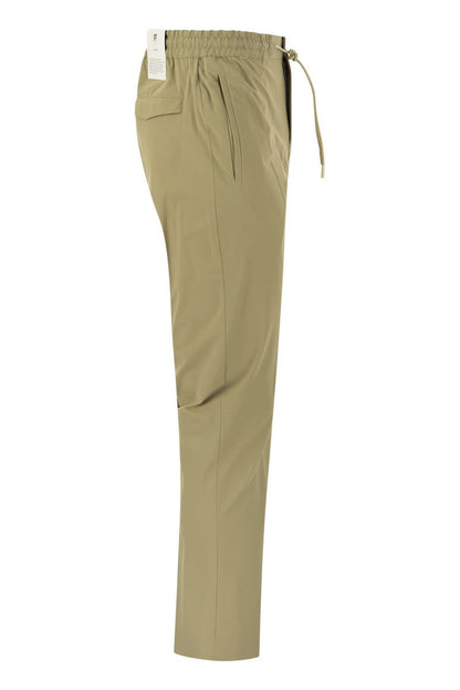 "Omega" trousers in technical fabric