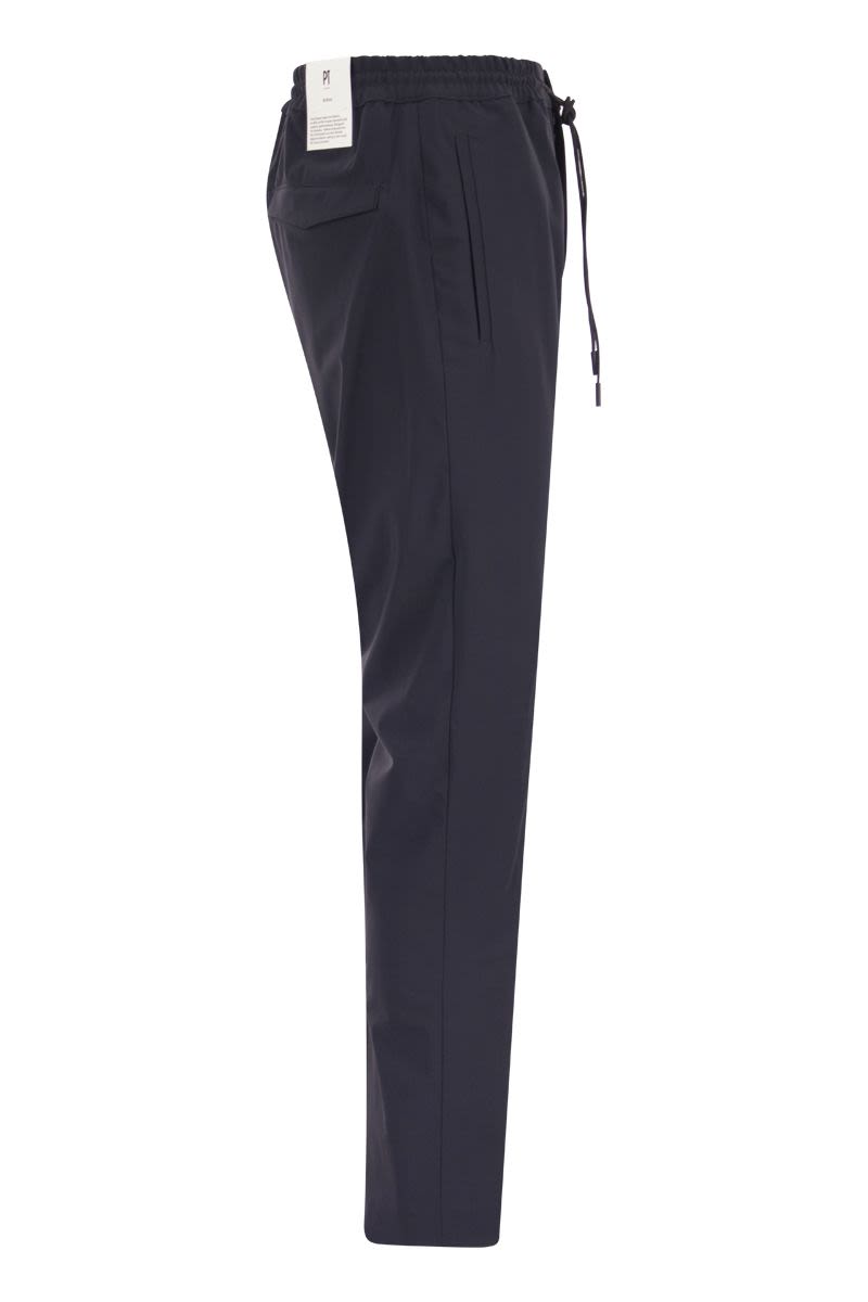 "Omega" trousers in technical fabric