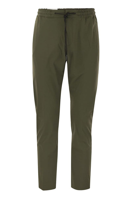 "Omega" trousers in technical fabric