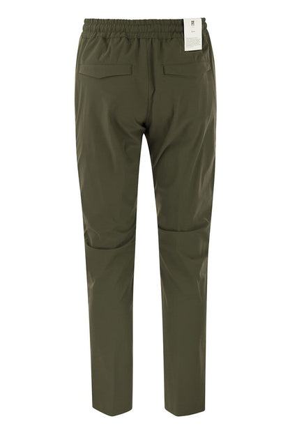 "Omega" trousers in technical fabric