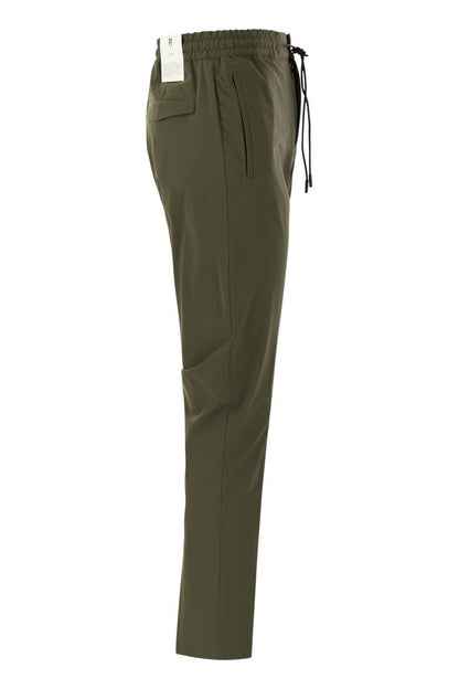 "Omega" trousers in technical fabric