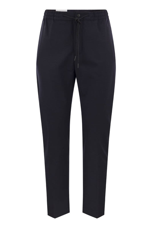 Omega Cotton Trousers - VOGUERINI