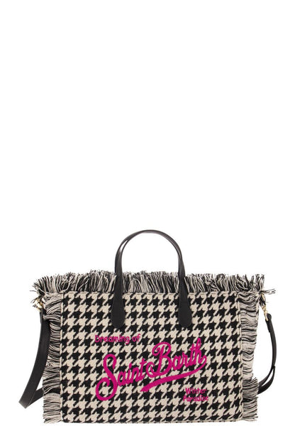 Houndstooth patterned handbag - VOGUERINI