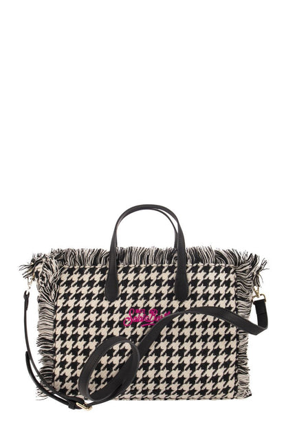 Houndstooth patterned handbag - VOGUERINI