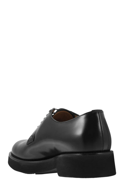 SHANNON L - Semi-gloss calfskin leather derby - VOGUERINI