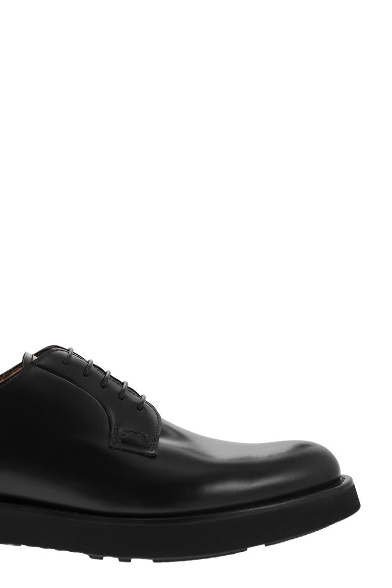 SHANNON L - Semi-gloss calfskin leather derby - VOGUERINI