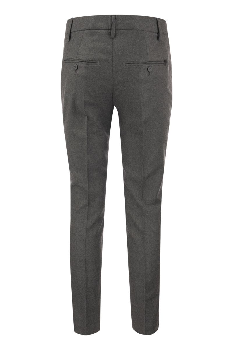 PERFECT - Wool Slim-fit trousers - VOGUERINI