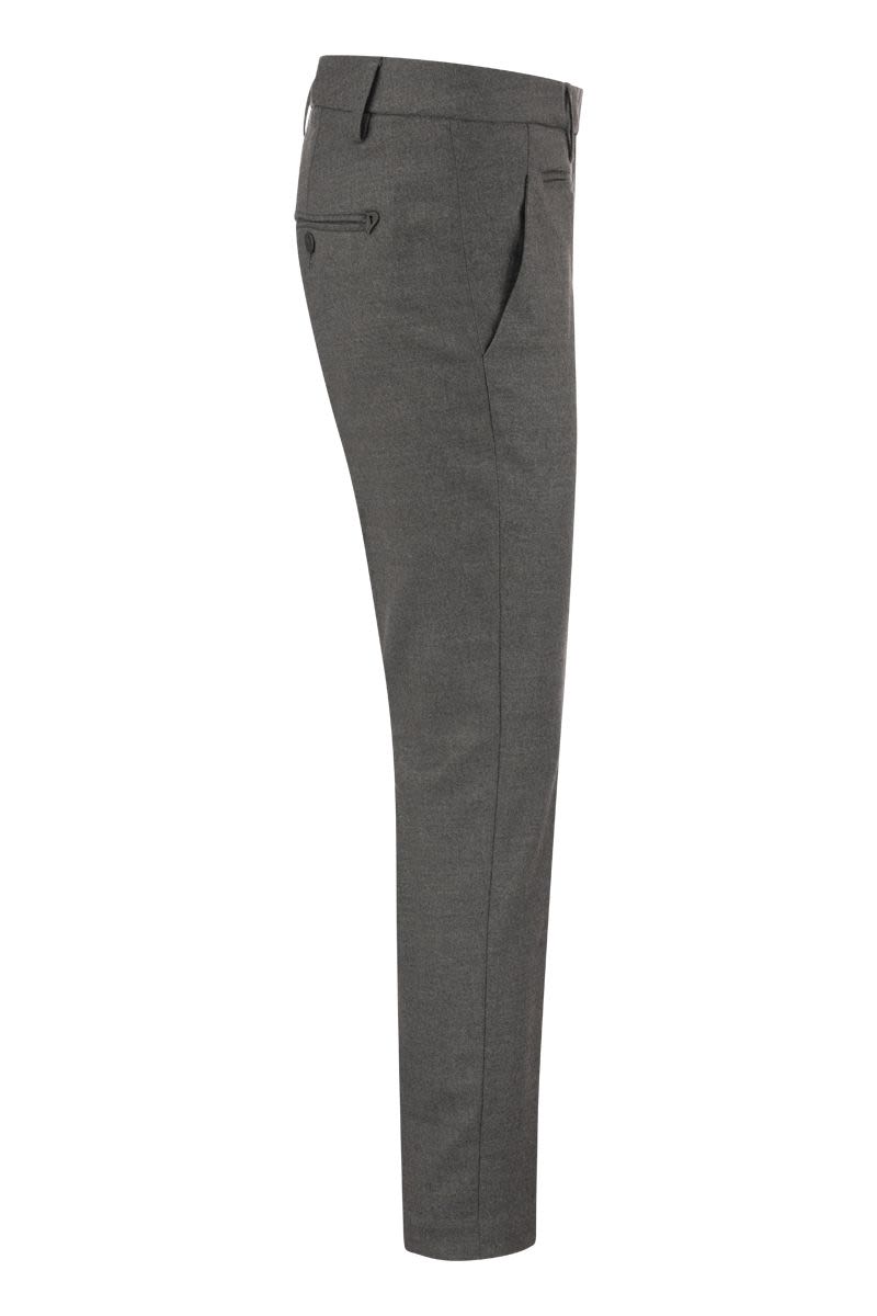 PERFECT - Wool Slim-fit trousers - VOGUERINI