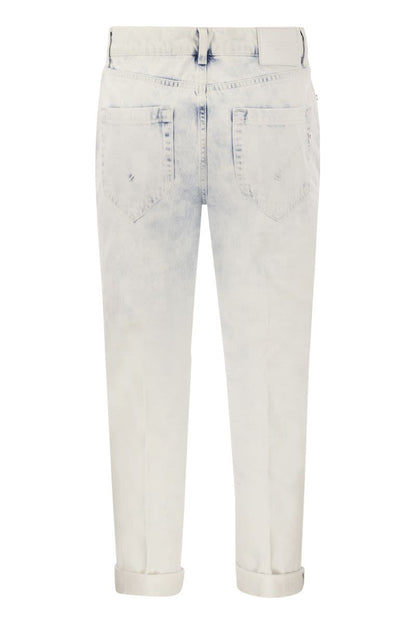 KOONS - Loose jeans with jewelled buttons - VOGUERINI